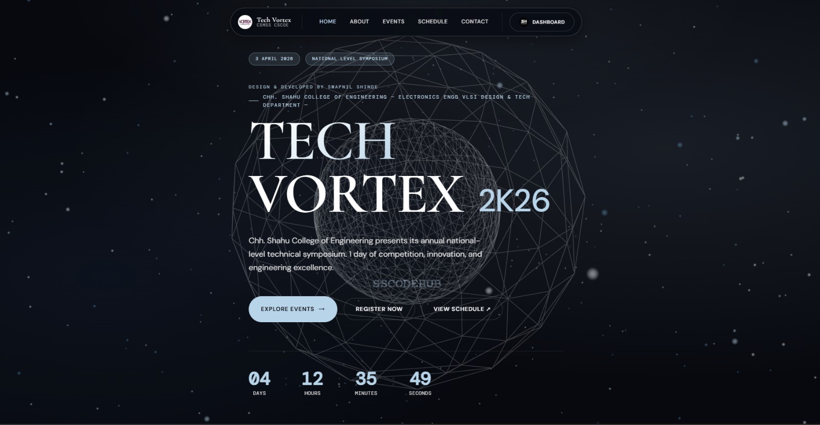 TechVortex 2K26 Project